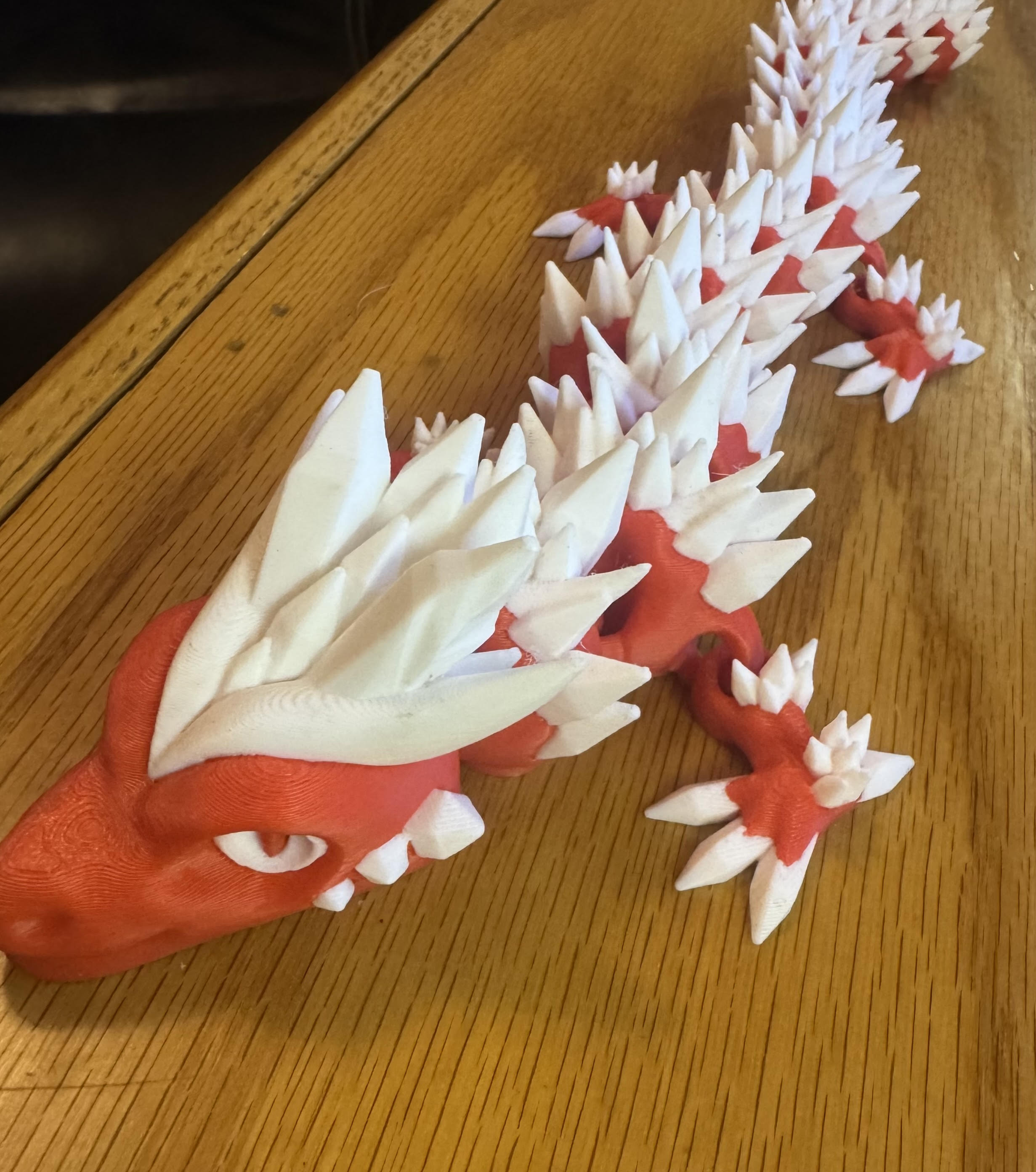 24 inch Dragon Red and White